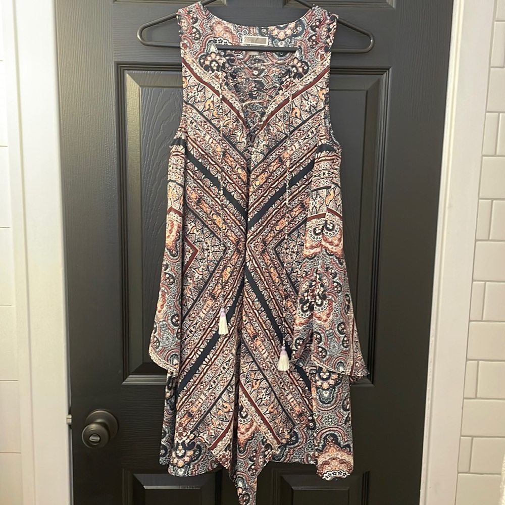 Patterned Shift Dress - image 1